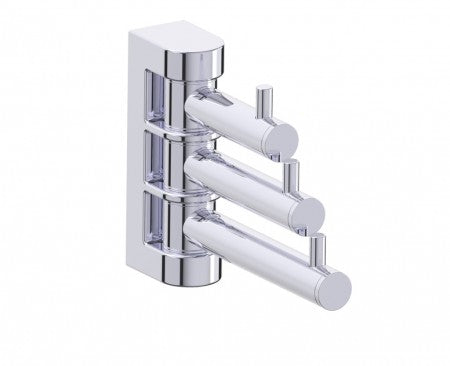 polished chrome robe hook