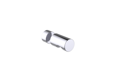 polished chrome door handle