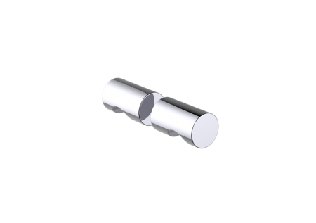 polished chrome door handle