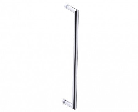 polished chrome door handle