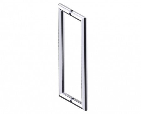 polished chrome door handle
