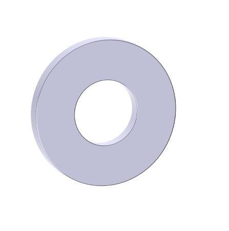 polished chrome rosette