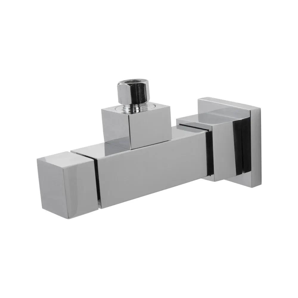 polished chrome angle valve
