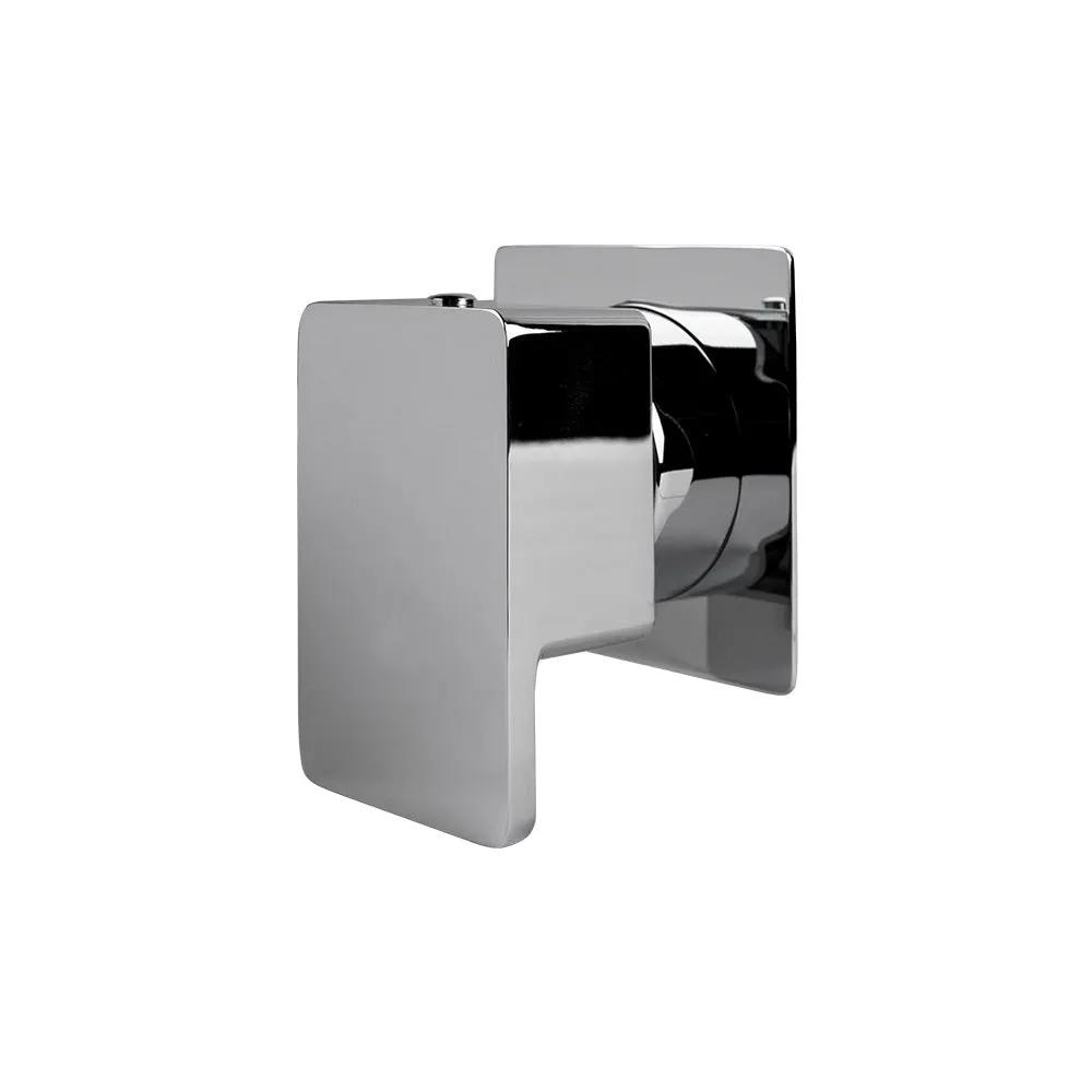 polished chrome shower trim