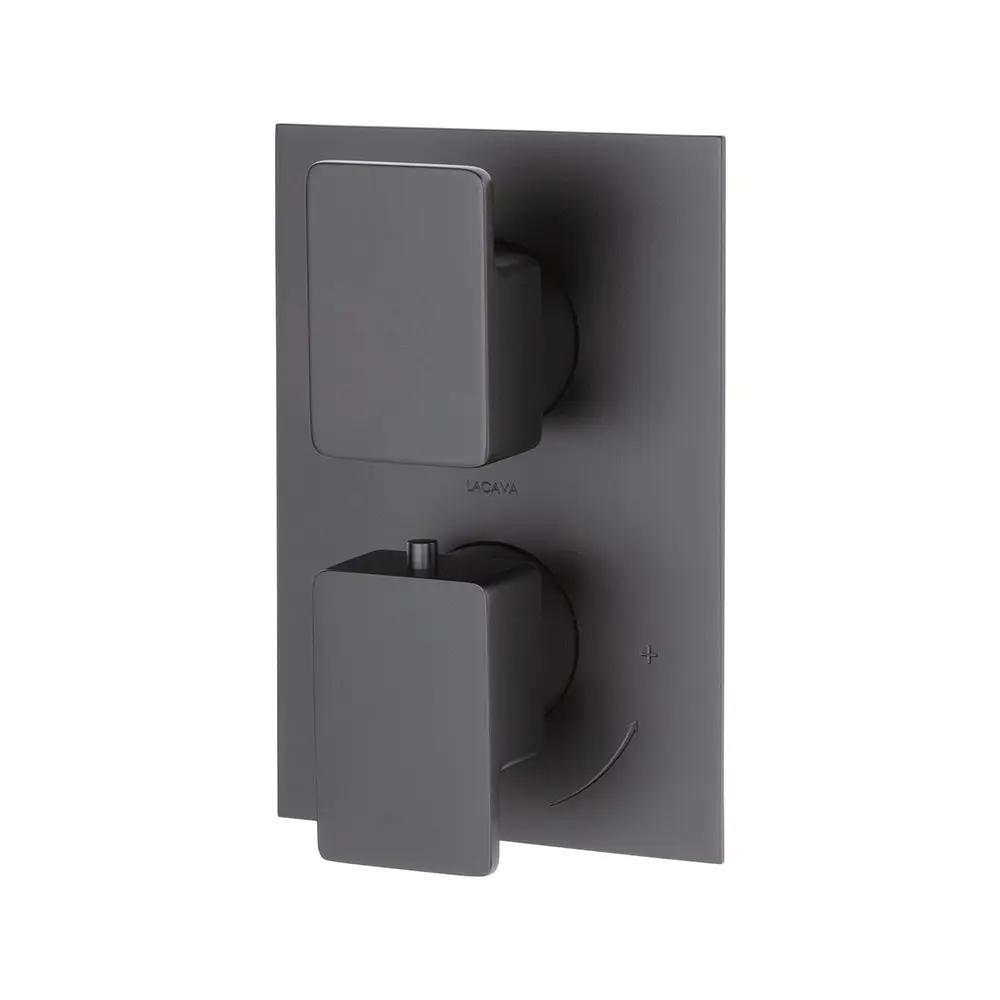 Lacava Eleganza Trim Only - Thermostatic Valve with 2 Way Diverter + Off, Gpm 8.5 (60Psi) by Lacava