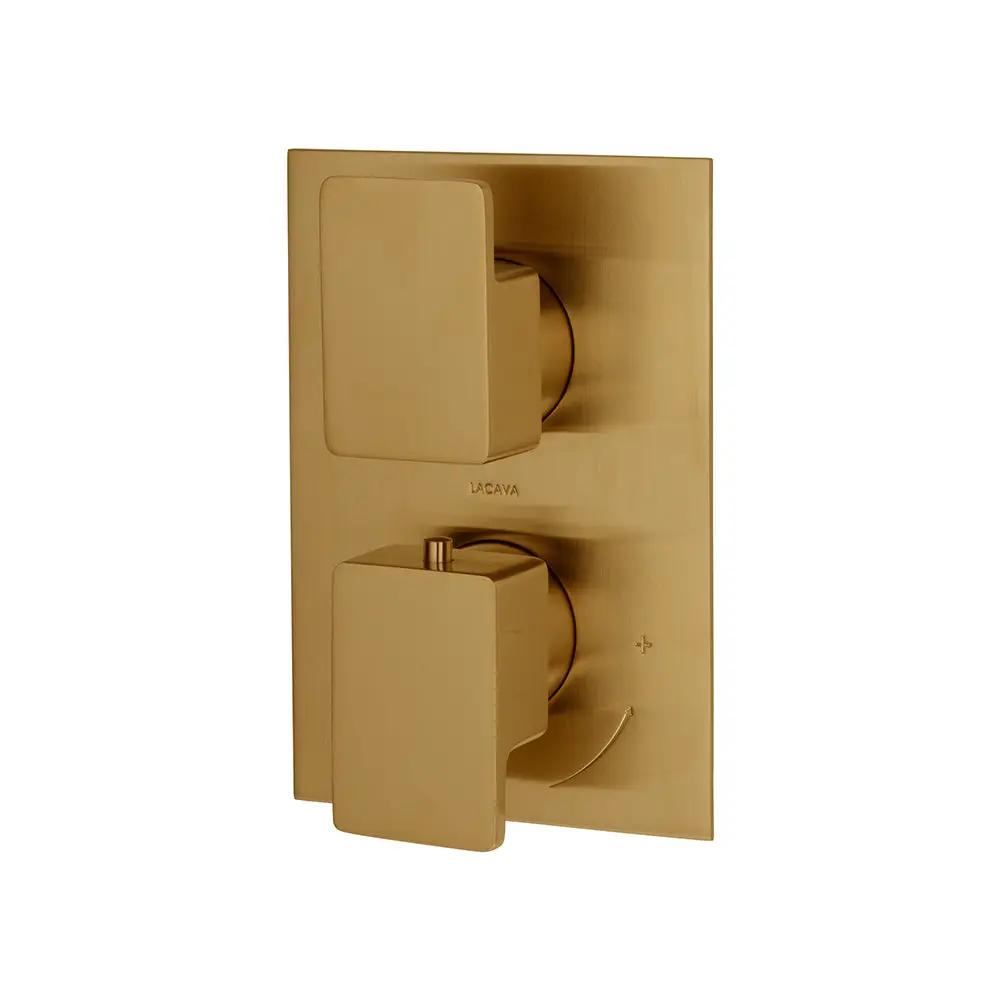 Lacava Eleganza Trim Only - Thermostatic Valve with 2 Way Diverter + Off, Gpm 8.5 (60Psi) by Lacava