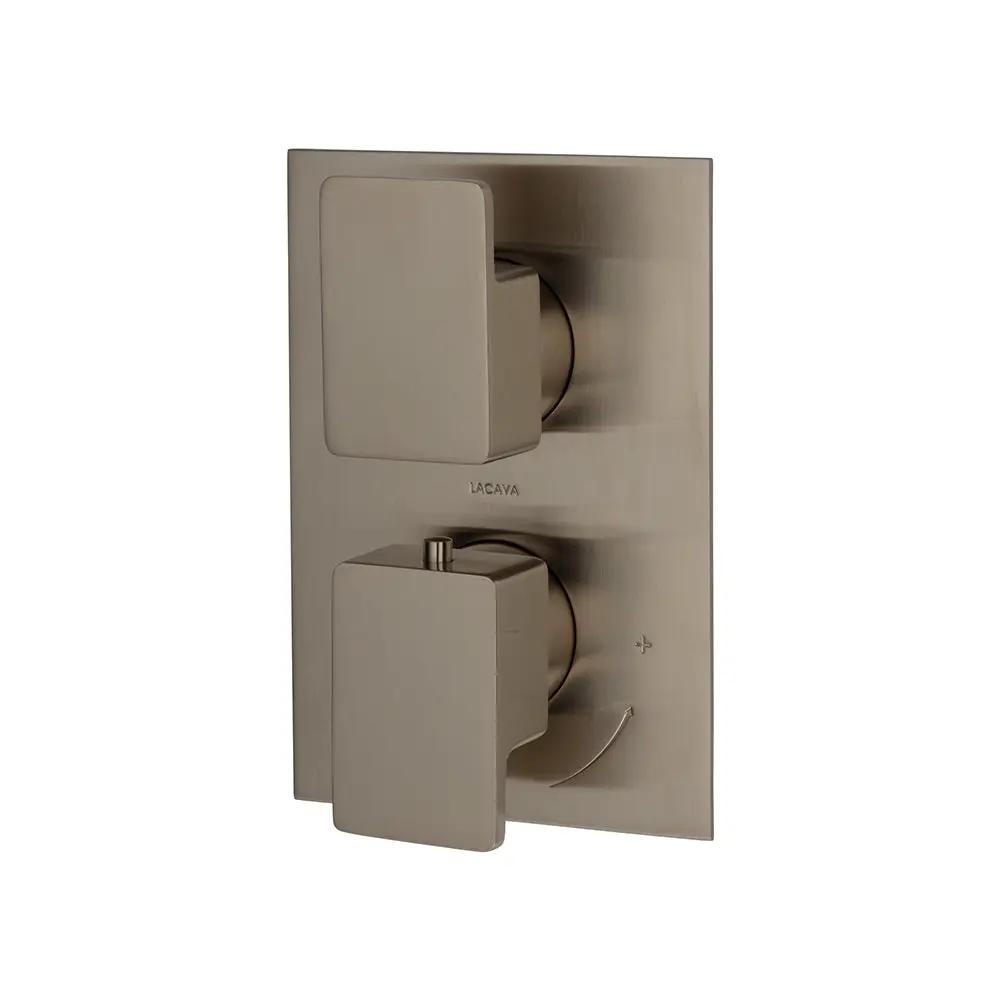 Lacava Eleganza Trim Only - Thermostatic Valve with 2 Way Diverter + Off, Gpm 8.5 (60Psi) by Lacava