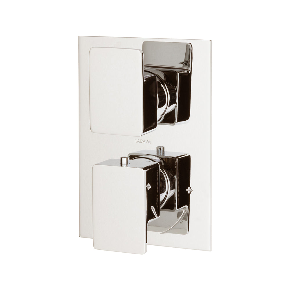 Lacava Eleganza Trim Only - Thermostatic Valve with 2 Way Diverter + Off,  Gpm 8.5 (60Psi)