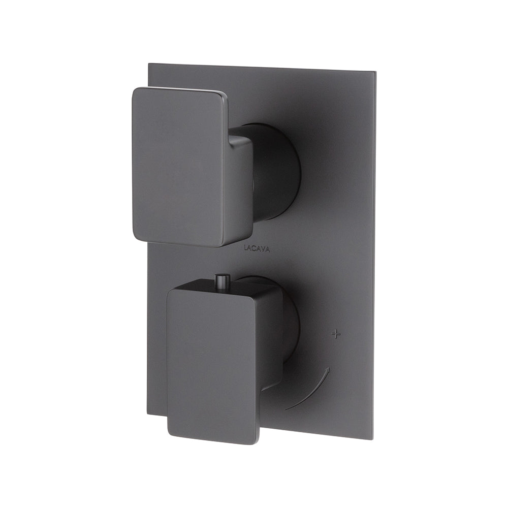 Lacava Eleganza Trim Only - Thermostatic Valve with 3 Way Diverter + Off, Gpm 8 (60Psi)