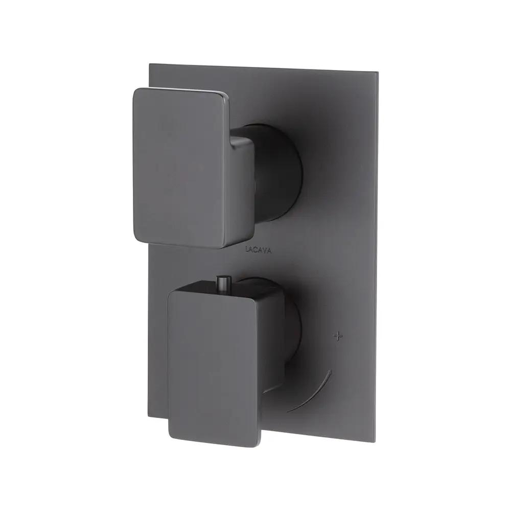 Lacava Eleganza Trim Only - Thermostatic Valve with 3 Way Diverter + Off, Gpm 8 (60Psi) by Lacava