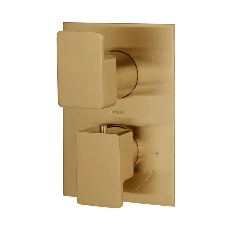 Lacava Eleganza Trim Only - Thermostatic Valve with 3 Way Diverter + Off, Gpm 8 (60Psi) by Lacava