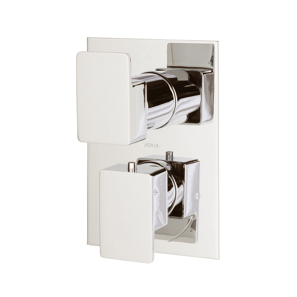 Lacava Eleganza Trim Only - Thermostatic Valve with 3 Way Diverter + Off, Gpm 8 (60Psi)