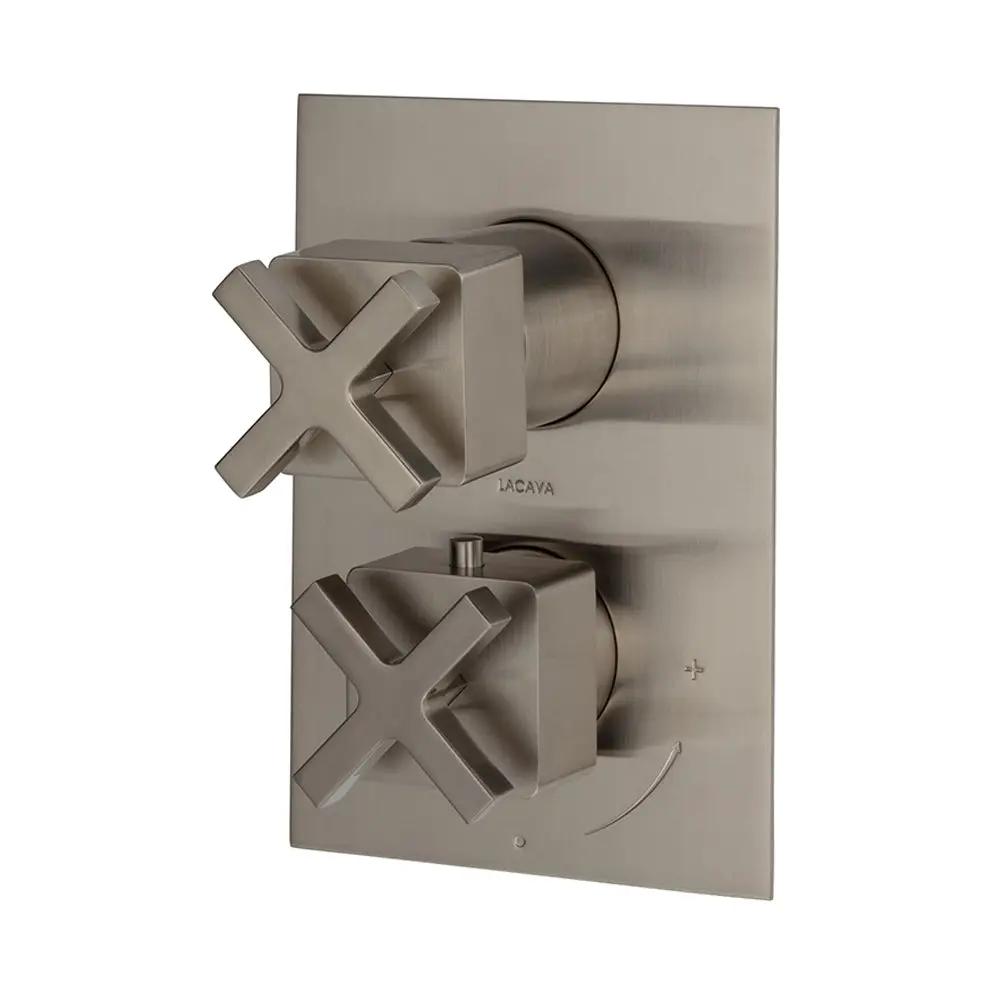 Lacava Eleganza Trim Only - Thermostatic Valve with 3 Way Diverter + Off, Gpm 8 (60Psi) by Lacava