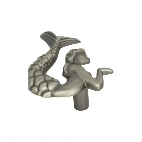 pewter left knob
