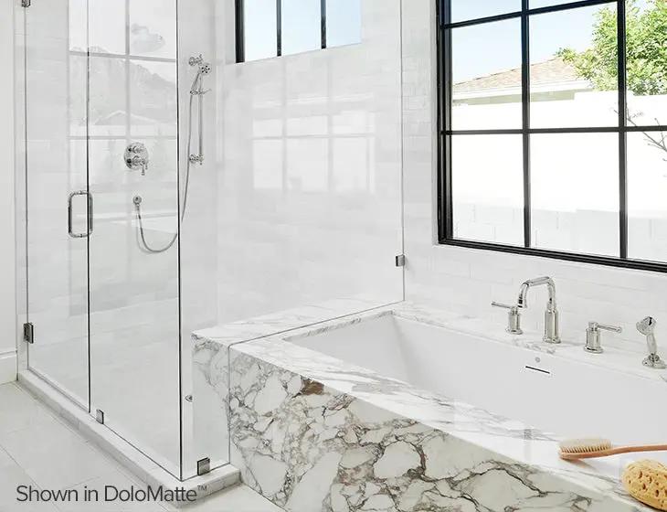white bathtub