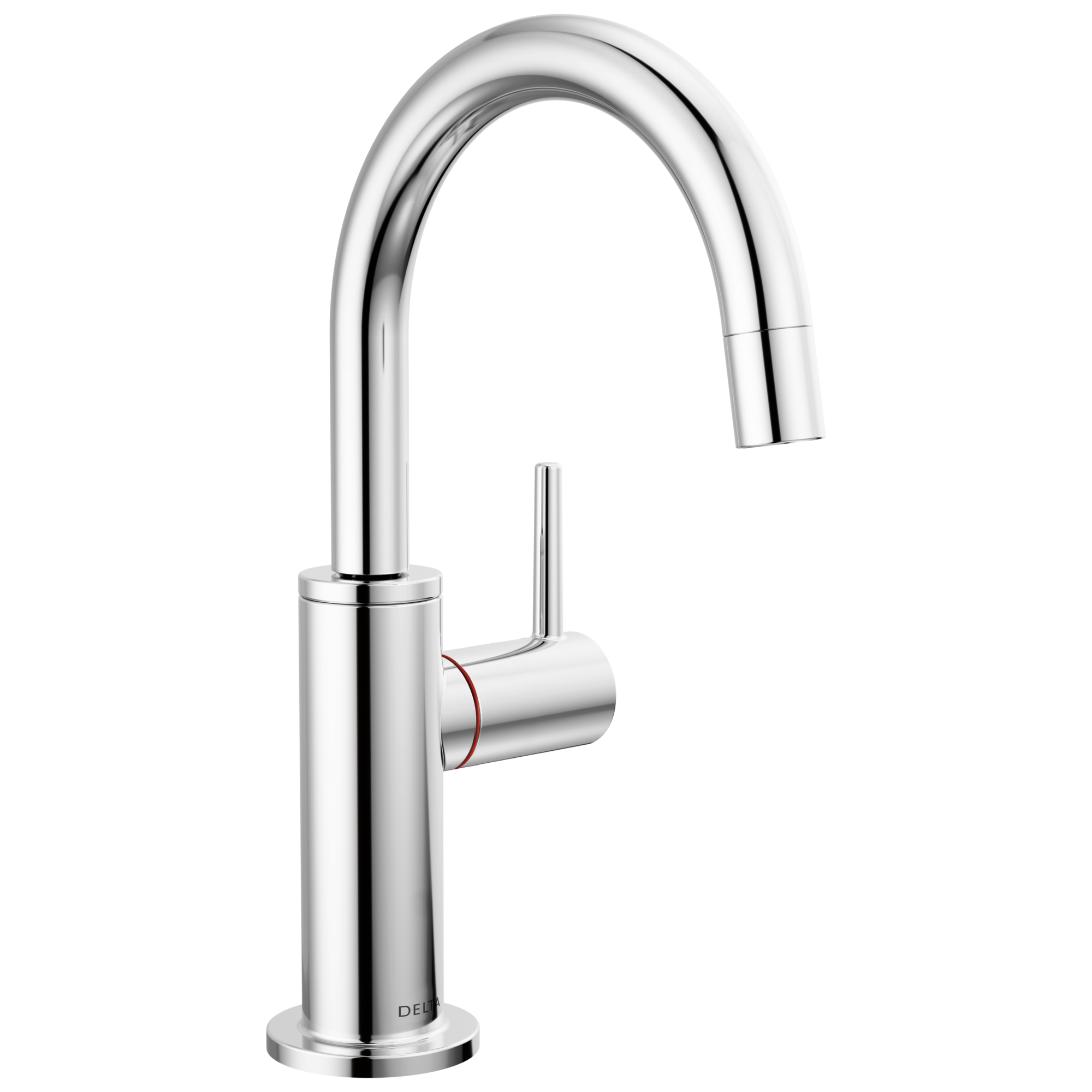 chrome kitchen faucet