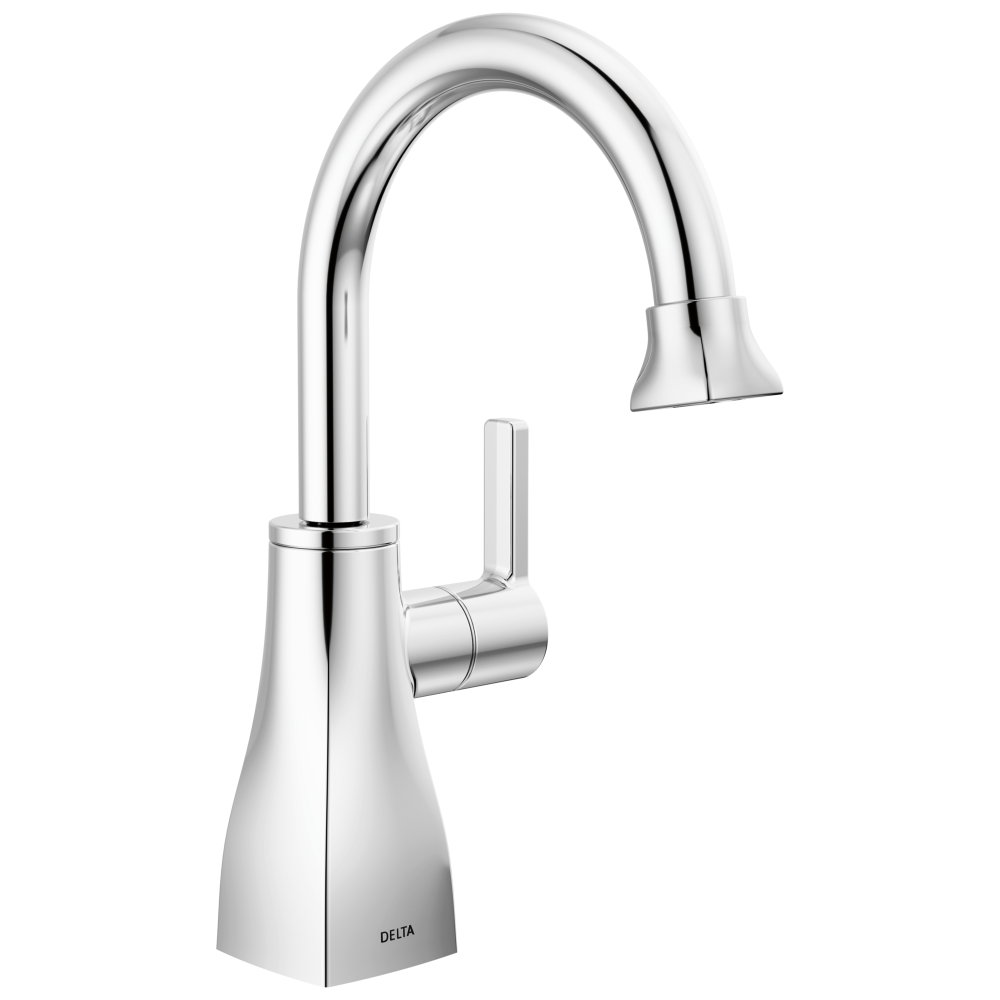 chrome kitchen faucet