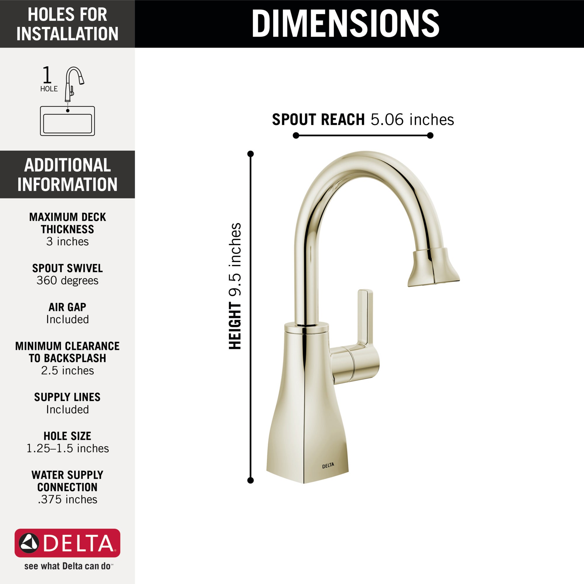 polished nickel kitchen faucet
