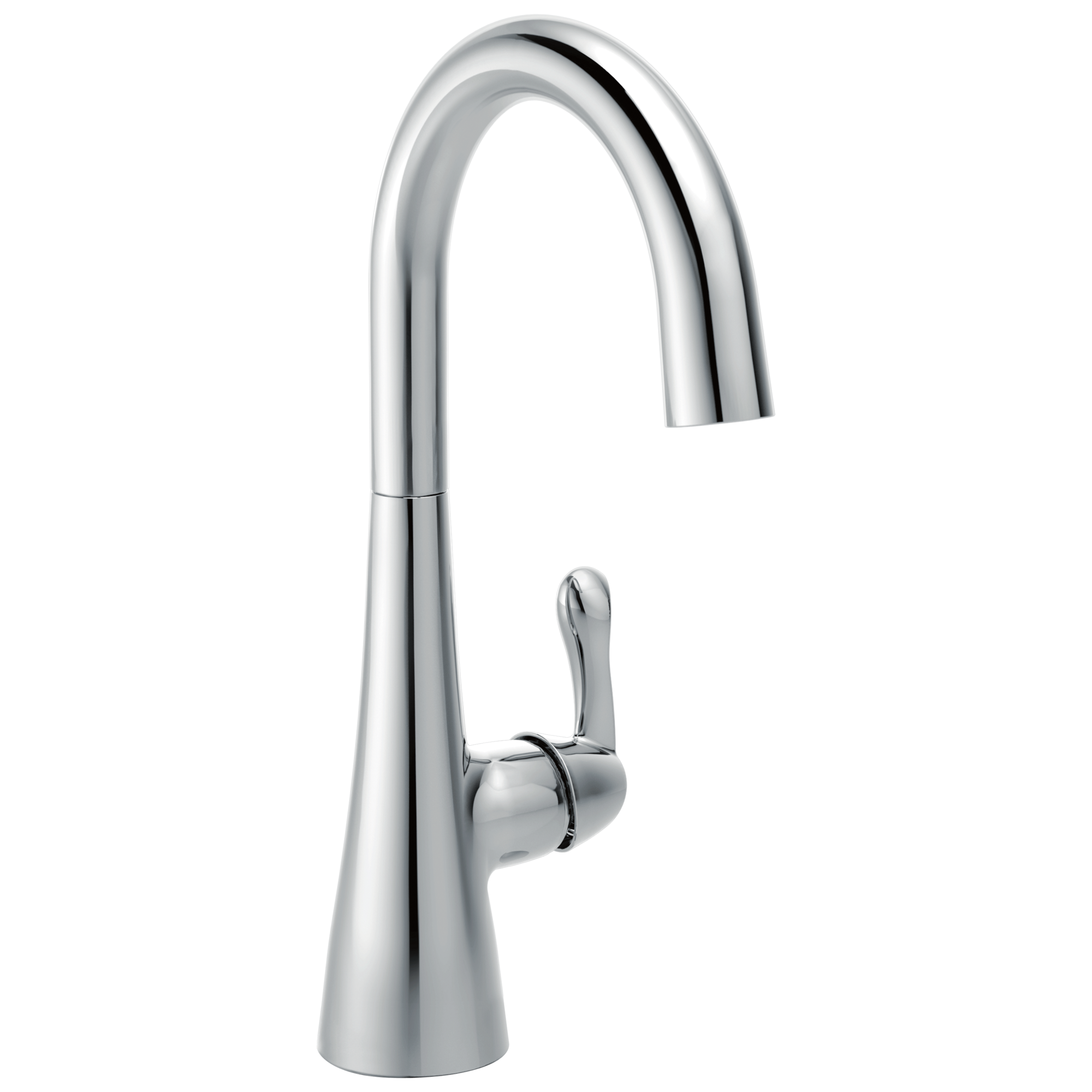 chrome kitchen faucet