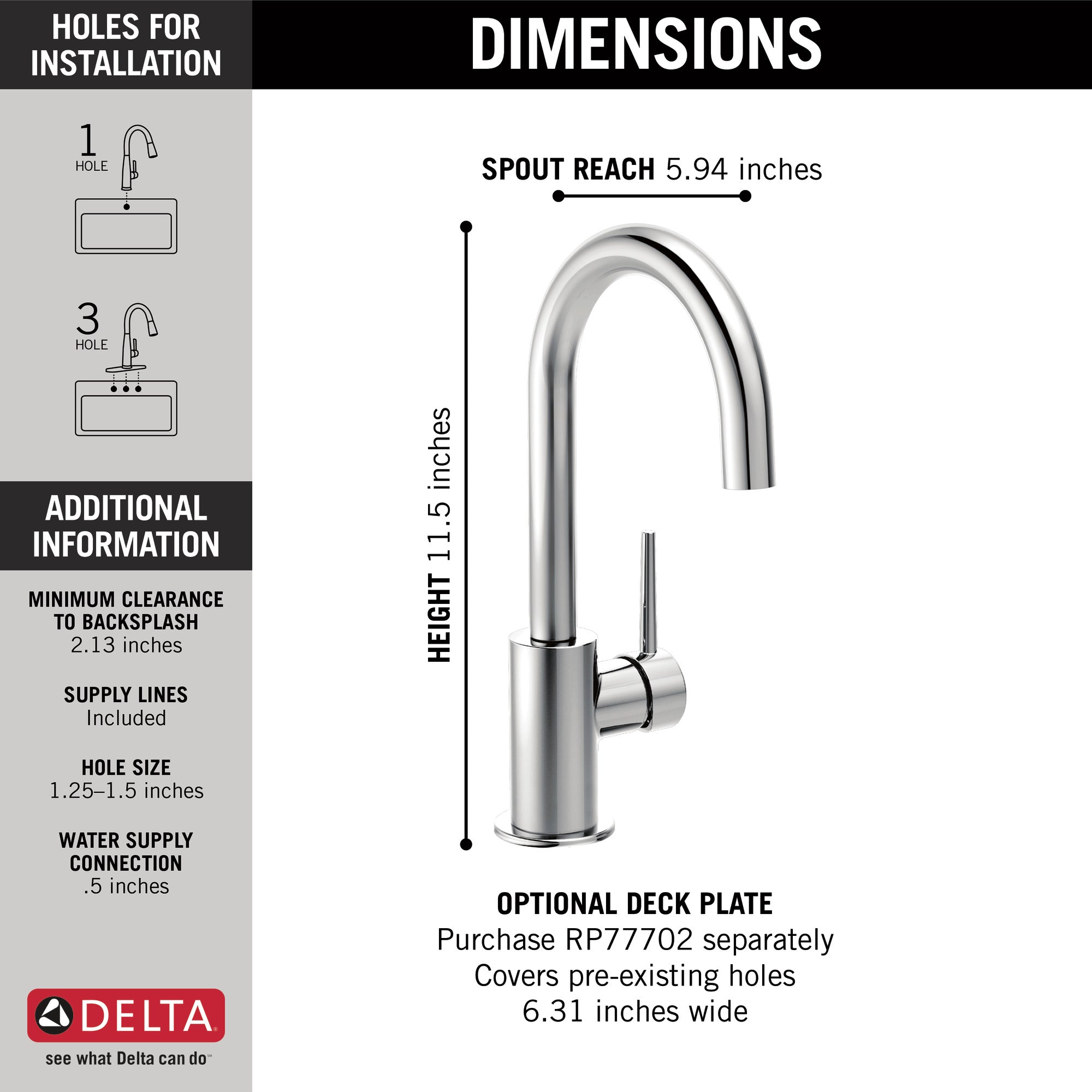 chrome kitchen faucet