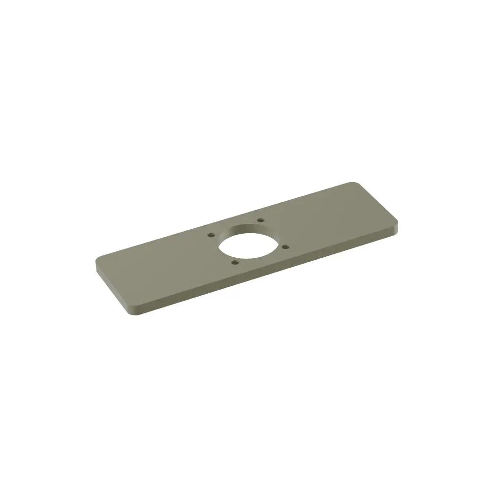 Flusso Serie 196 Base Plate - 4" Centerset to Single-Hole Faucet Conversion by Flusso