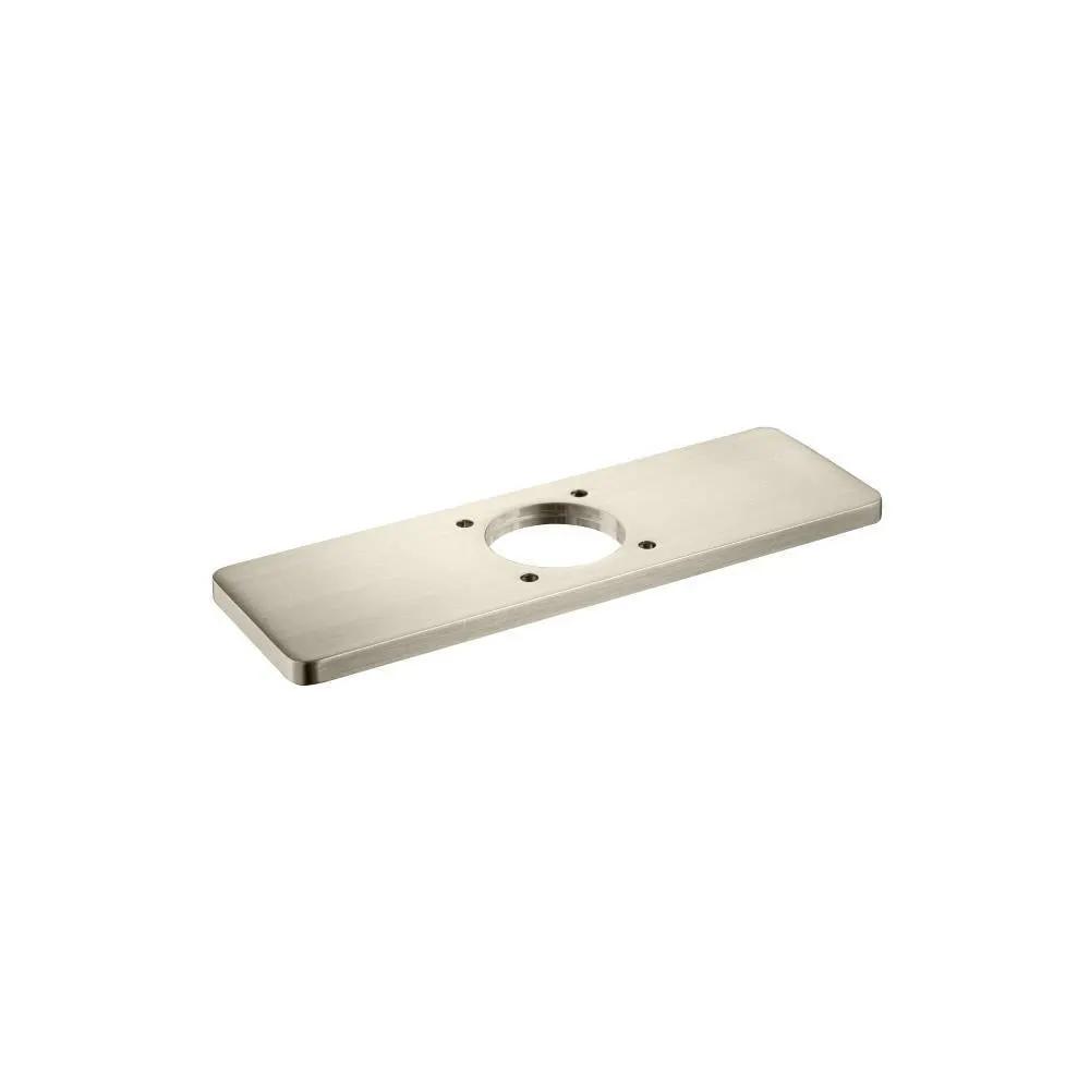 Flusso Serie 196 Base Plate - 4" Centerset to Single-Hole Faucet Conversion by Flusso