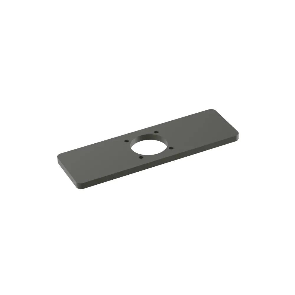 Flusso Serie 196 Base Plate - 4" Centerset to Single-Hole Faucet Conversion by Flusso