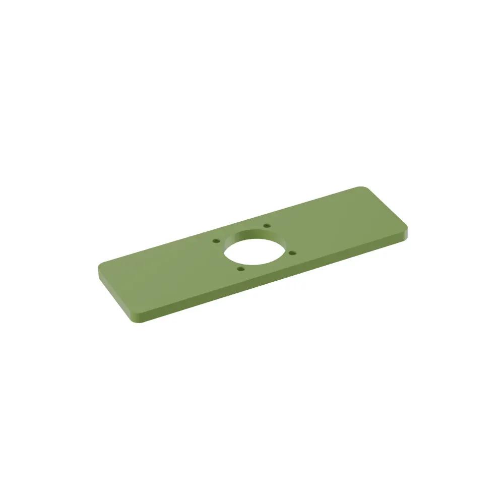 Flusso Serie 196 Base Plate - 4" Centerset to Single-Hole Faucet Conversion by Flusso