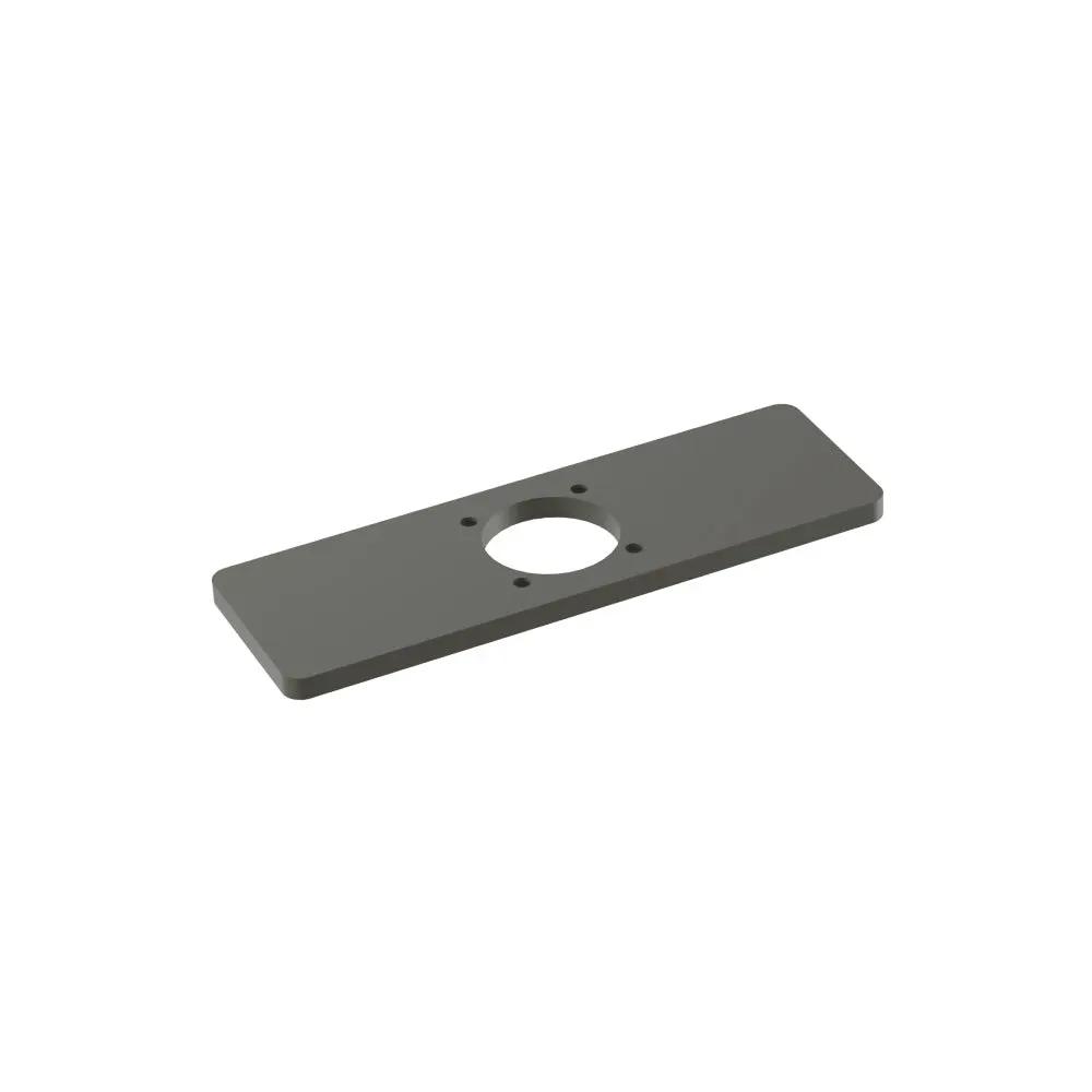 Flusso Serie 196 Base Plate - 4" Centerset to Single-Hole Faucet Conversion by Flusso