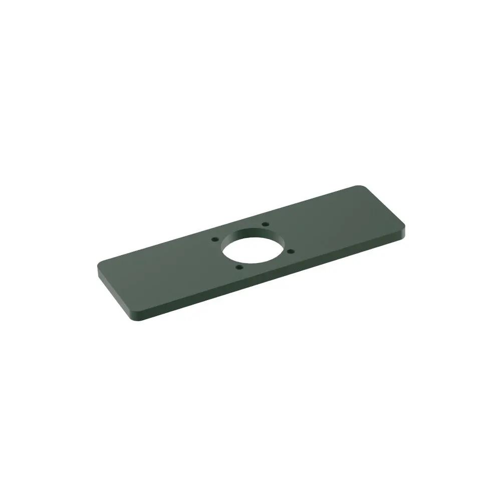 Flusso Serie 196 Base Plate - 4" Centerset to Single-Hole Faucet Conversion by Flusso