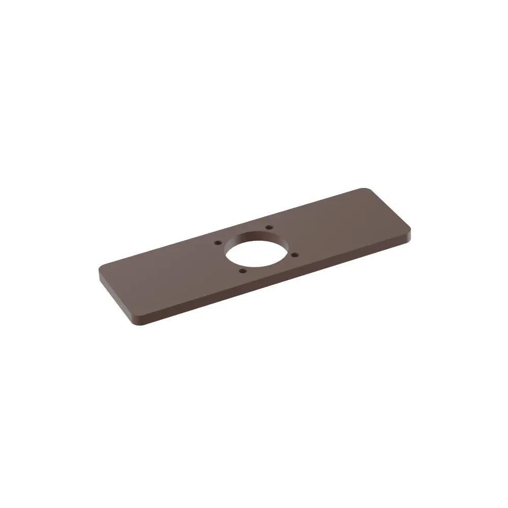 Flusso Serie 196 Base Plate - 4" Centerset to Single-Hole Faucet Conversion by Flusso