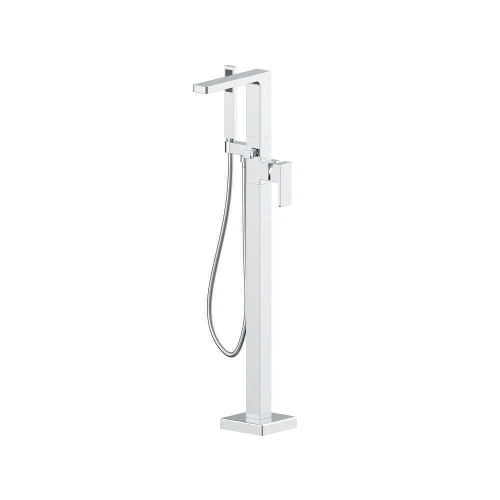 chrome tub filler
