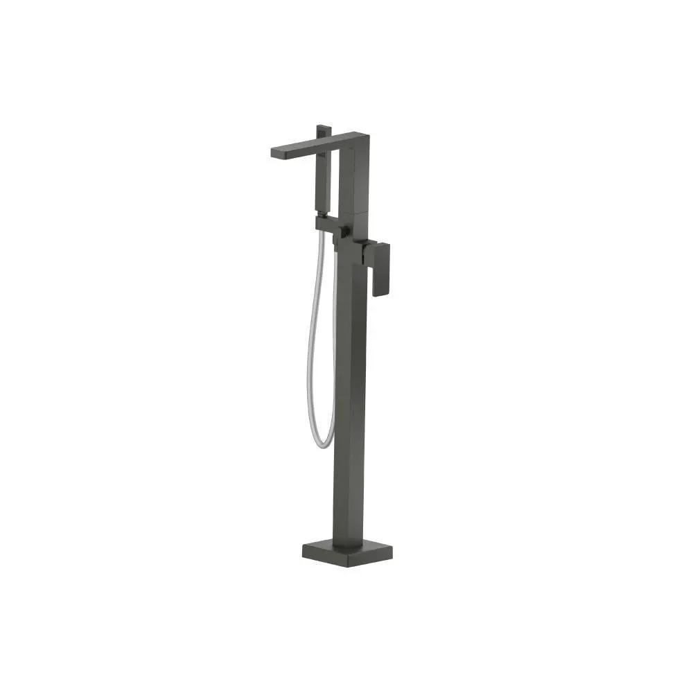Flusso Serie 196 Freestanding Floor Mount Bathtub / Tub Filler with Hand Shower by Flusso