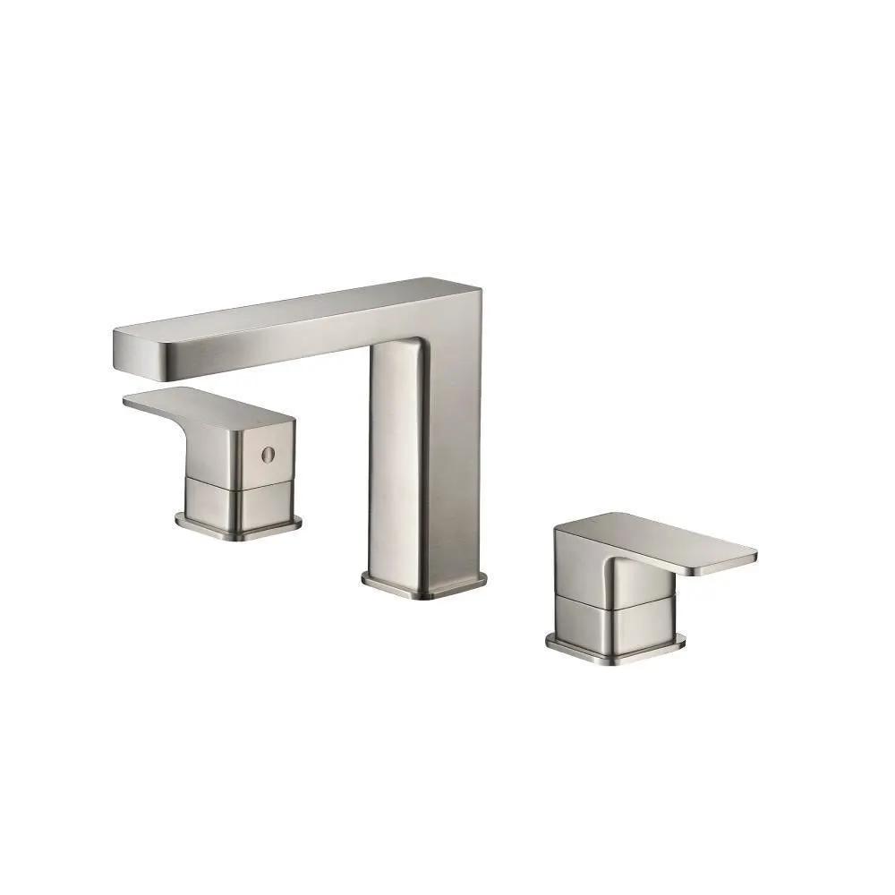 Flusso Serie 196 Three Hole 8" Widespread Two Handle Bathroom Faucet by Flusso