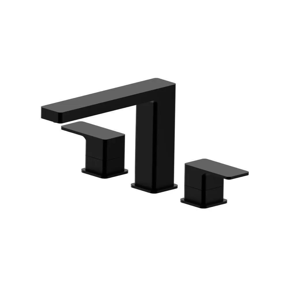 Flusso Serie 196 3 Hole Deck Mount Roman Tub Faucet by Flusso
