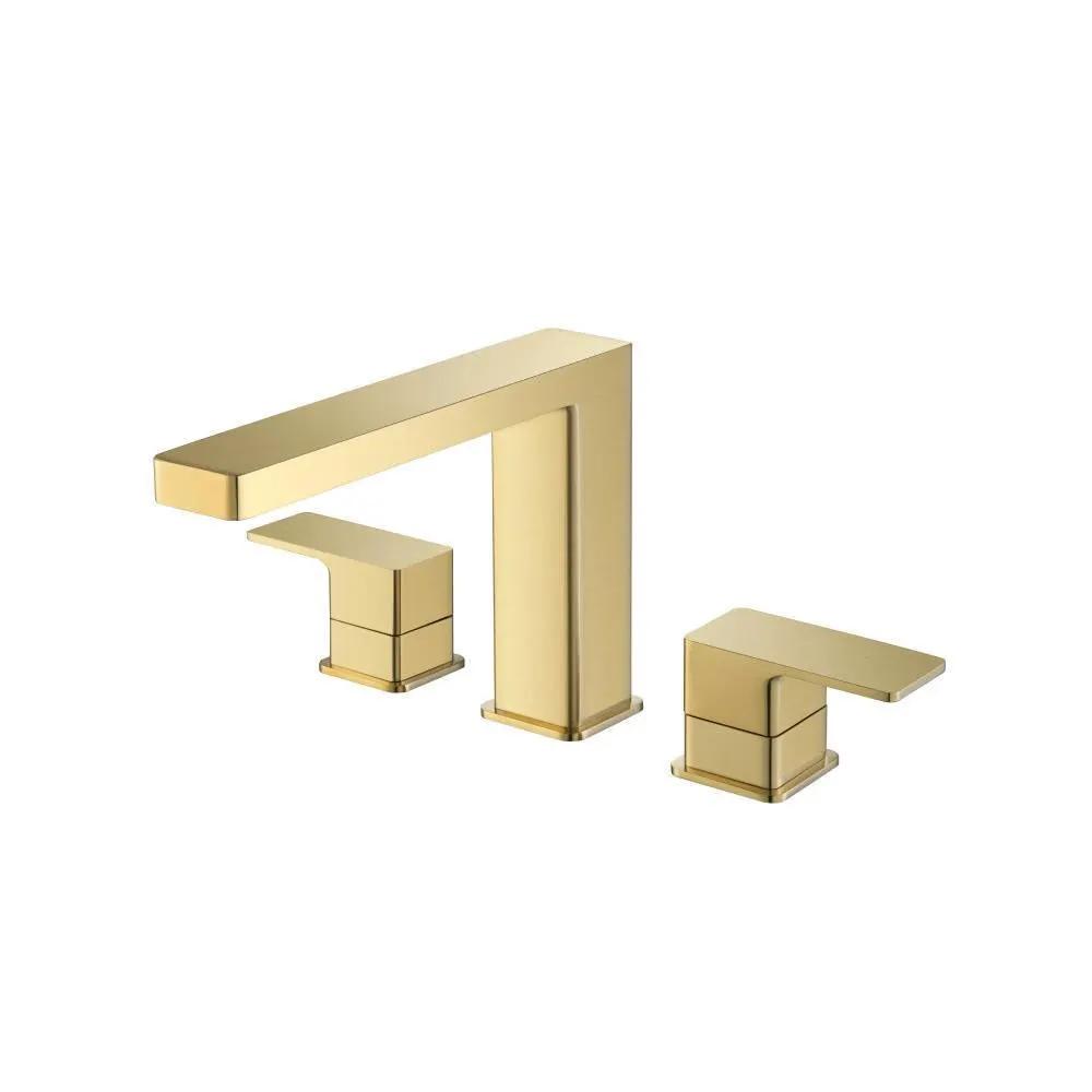 Flusso Serie 196 3 Hole Deck Mount Roman Tub Faucet by Flusso