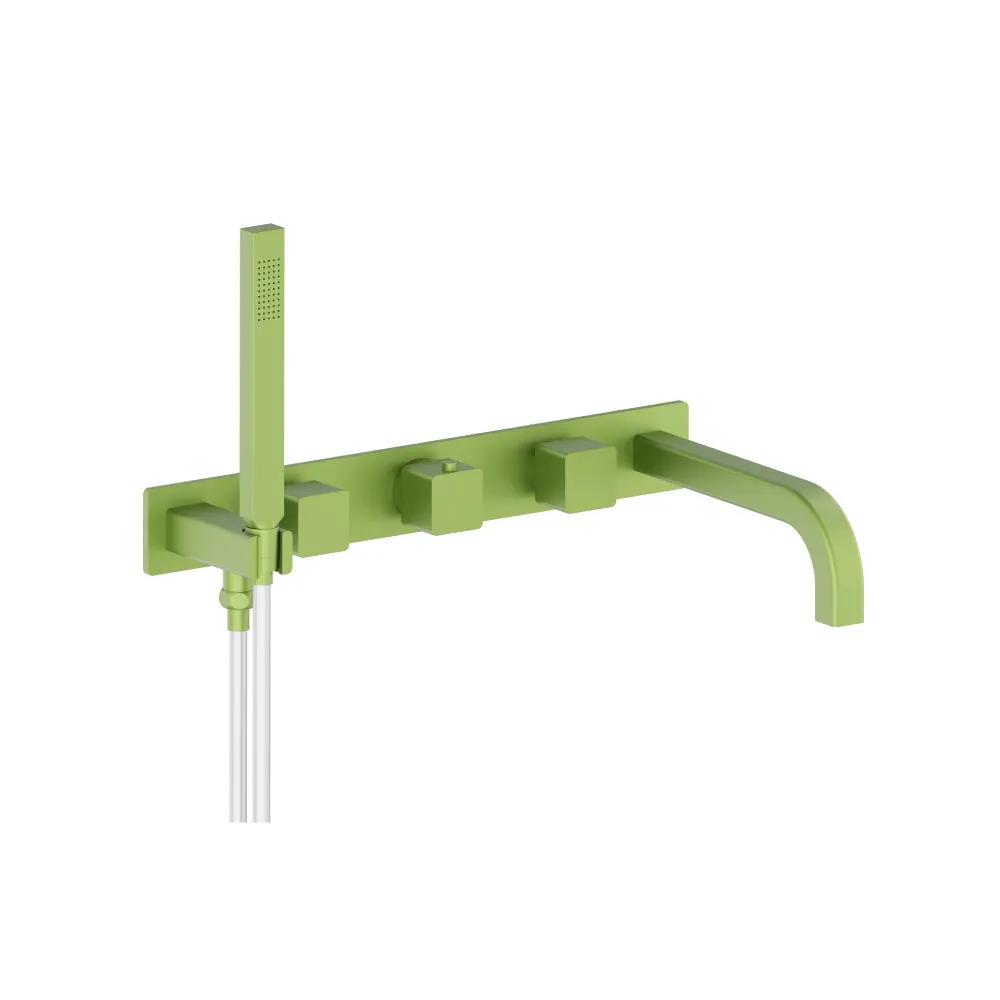 Flusso Serie 196 Trim for Wall Mount Tub Filler with Hand Shower by Flusso