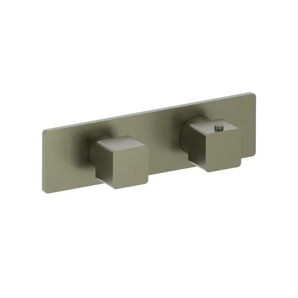 Flusso Serie 196 3/4" Horizontal Thermostatic Shower Valve / Trim - 1 Ouptut by Flusso