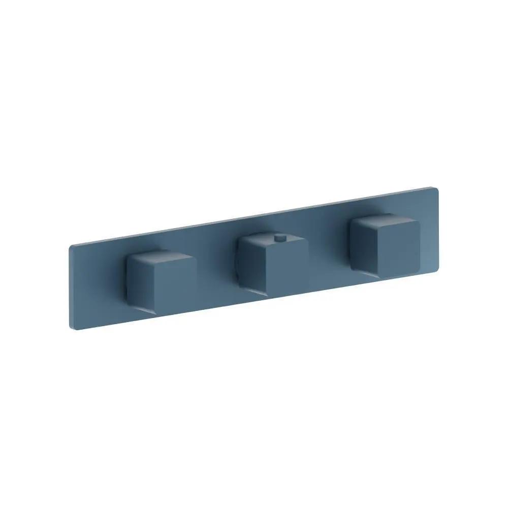 Flusso Serie 196 3/4" Horizontal Thermostatic Valve with 2 Volume Controls and Trim by Flusso