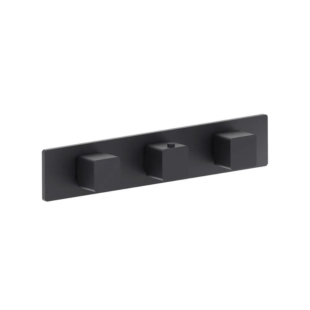 Flusso Serie 196 3/4" Horizontal Thermostatic Valve with 2 Volume Controls and Trim by Flusso