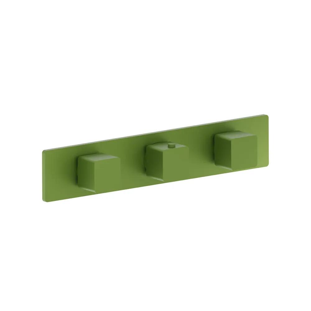 Flusso Serie 196 Trim for Horizontal Thermostatic Valve with 2 Volume Controls by Flusso