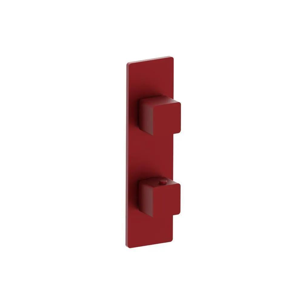 Flusso Serie 196 3/4" Horizontal Thermostatic Shower Valve and Trim - 1- Output by Flusso