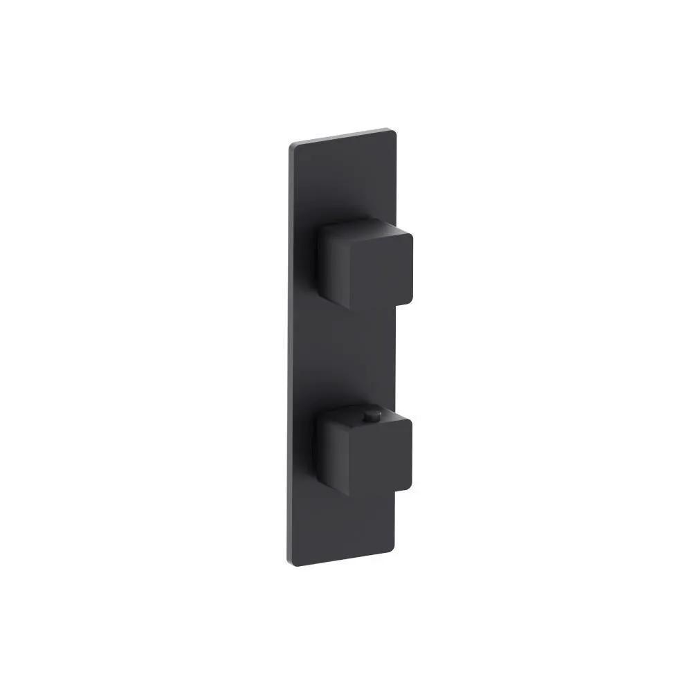 Flusso Serie 196 3/4" Horizontal Thermostatic Shower Valve and Trim - 1- Output by Flusso