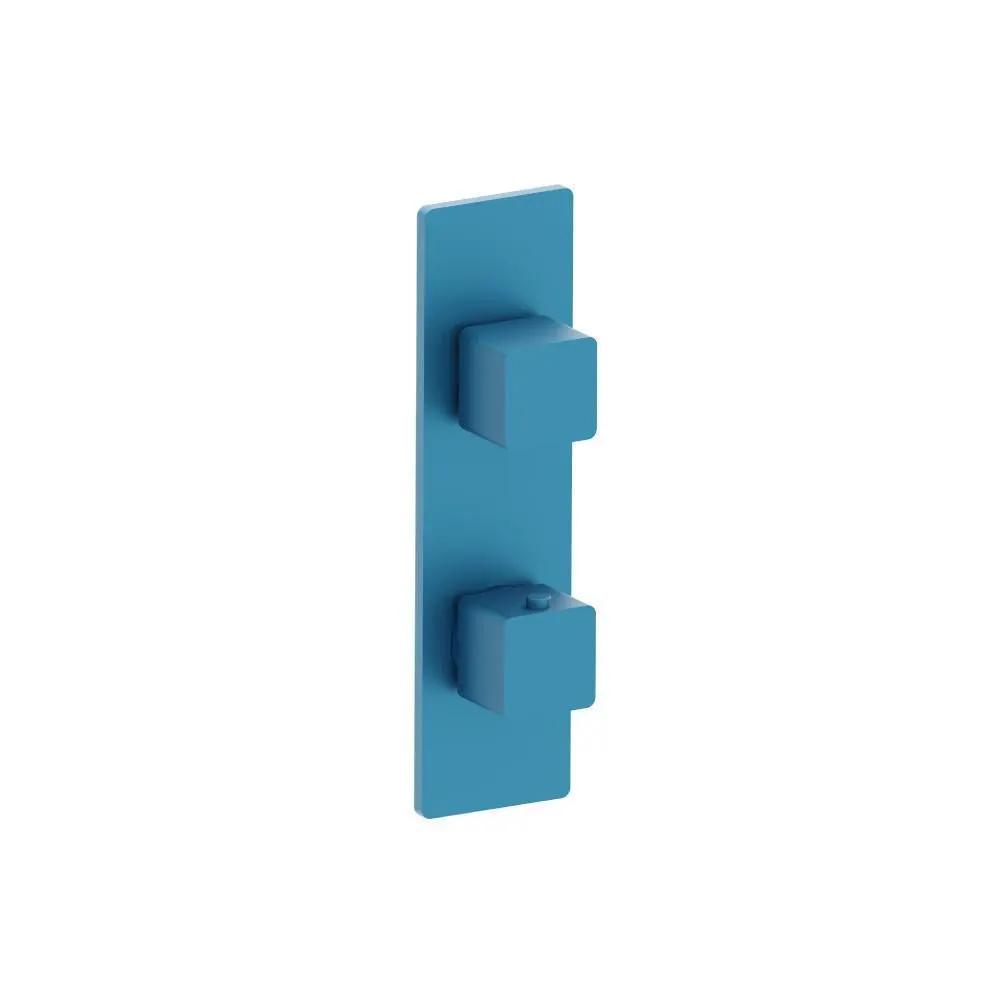 Flusso Serie 196 3/4" Horizontal Thermostatic Shower Valve and Trim - 1- Output by Flusso