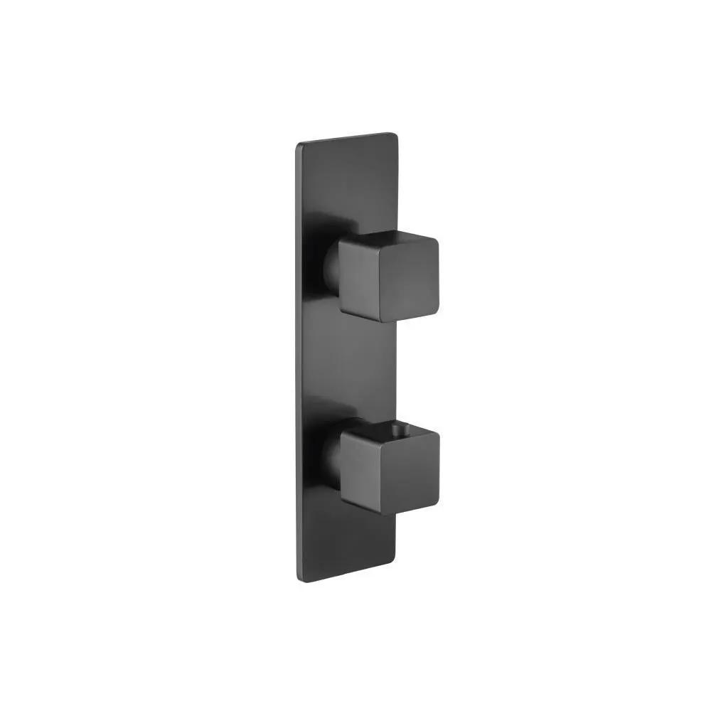 Flusso Serie 196 3/4" Horizontal Thermostatic Shower Valve and Trim - 1- Output by Flusso