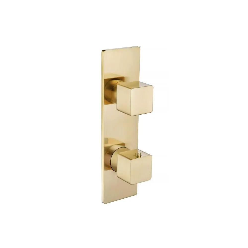 Flusso Serie 196 3/4" Horizontal Thermostatic Shower Valve and Trim - 1- Output by Flusso