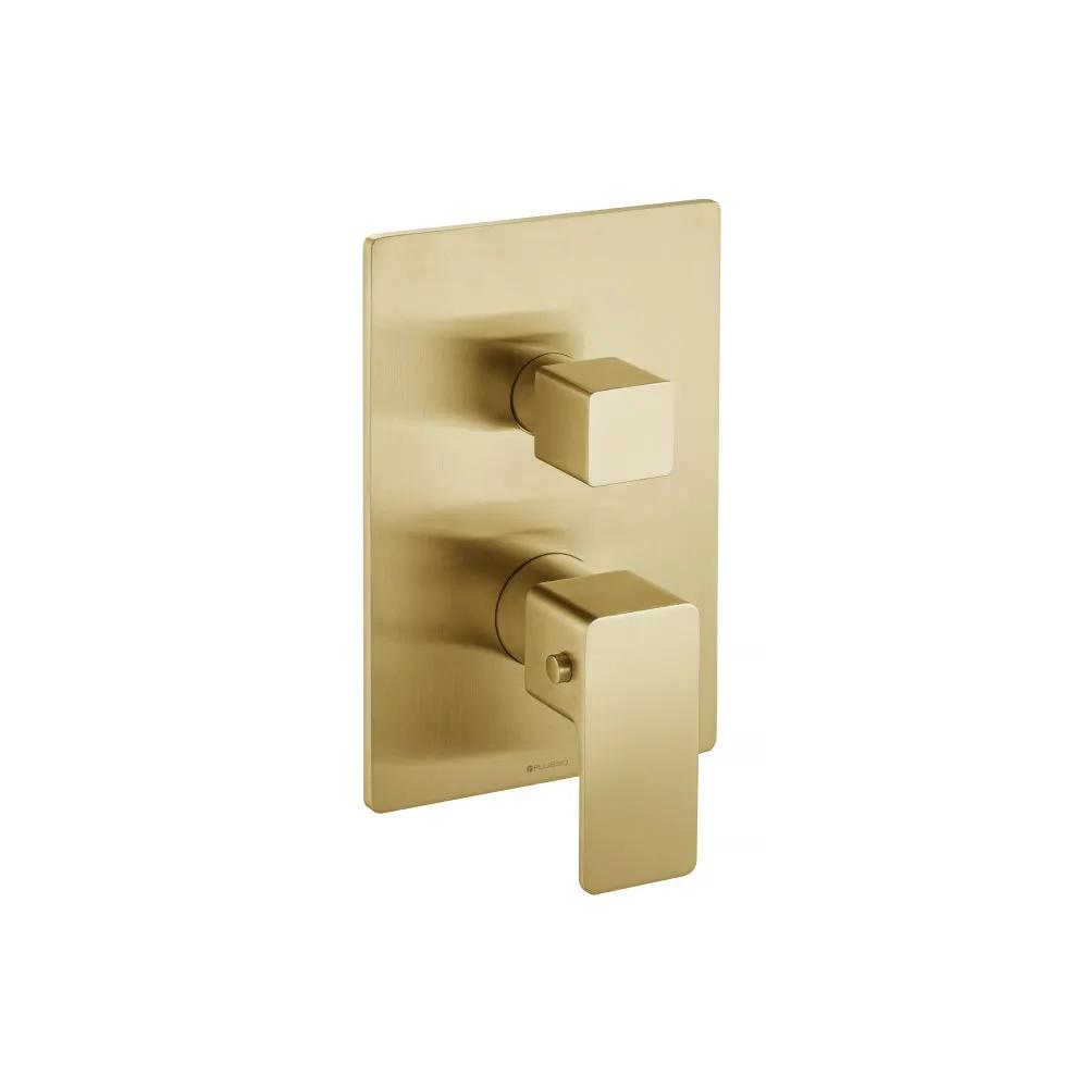 Flusso Serie 196 3/4" Thermostatic Shower Valve with Trim - 1 Output by Flusso