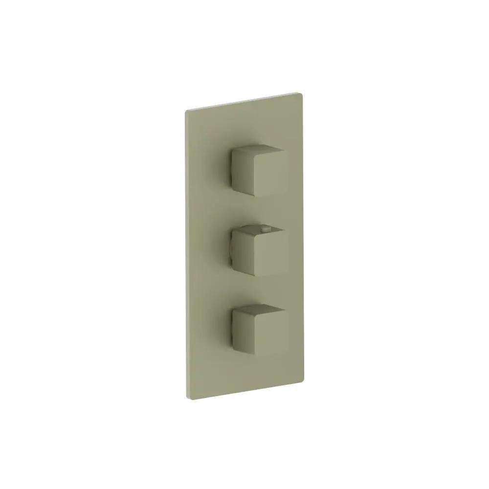Flusso Serie 196 3/4" Thermostatic Valve and Trim - 2 Outputs by Flusso