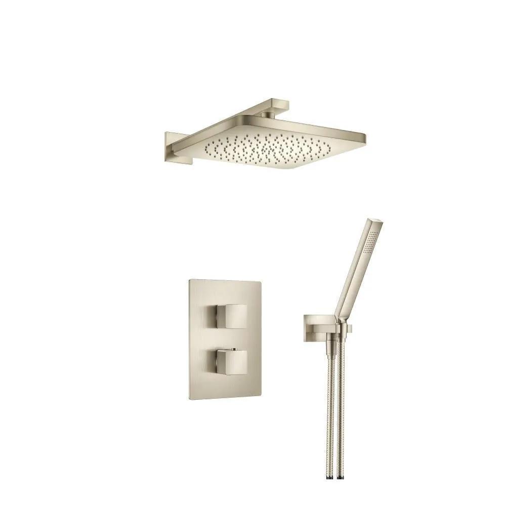 Flusso Serie 196 Two Output Shower Set with Shower Head and Hand Held by Flusso