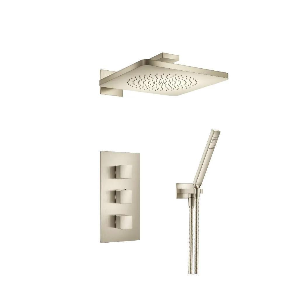 Flusso Serie 196 Two Output Shower Set with Shower Head and Hand Held by Flusso